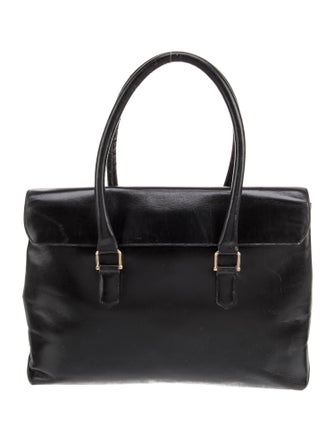 Celine Leather Top Handle Bag