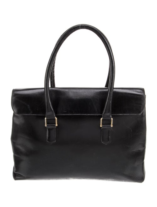 Celine Leather Top Handle Bag