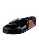 Celine Patent Leather Colorblock Pattern Slides