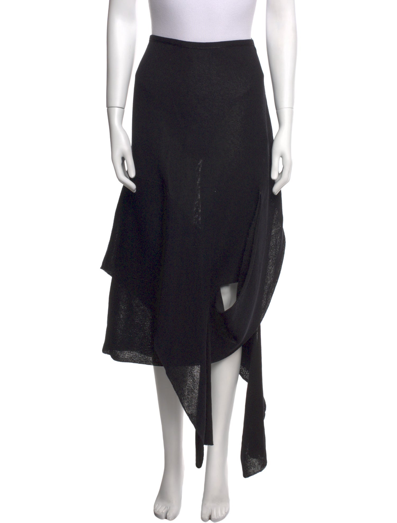 Celine Silk Long Skirt