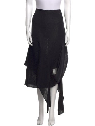 Celine Silk Long Skirt