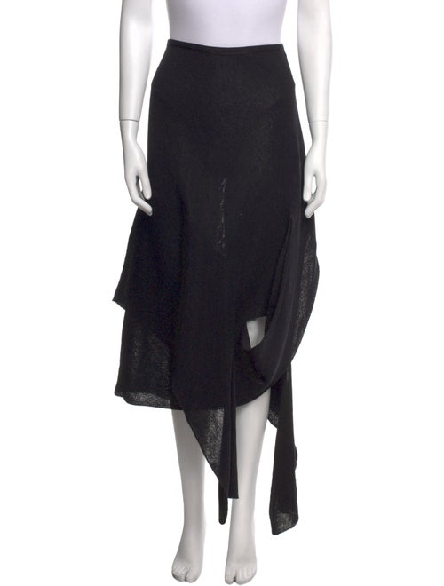 Celine Silk Long Skirt