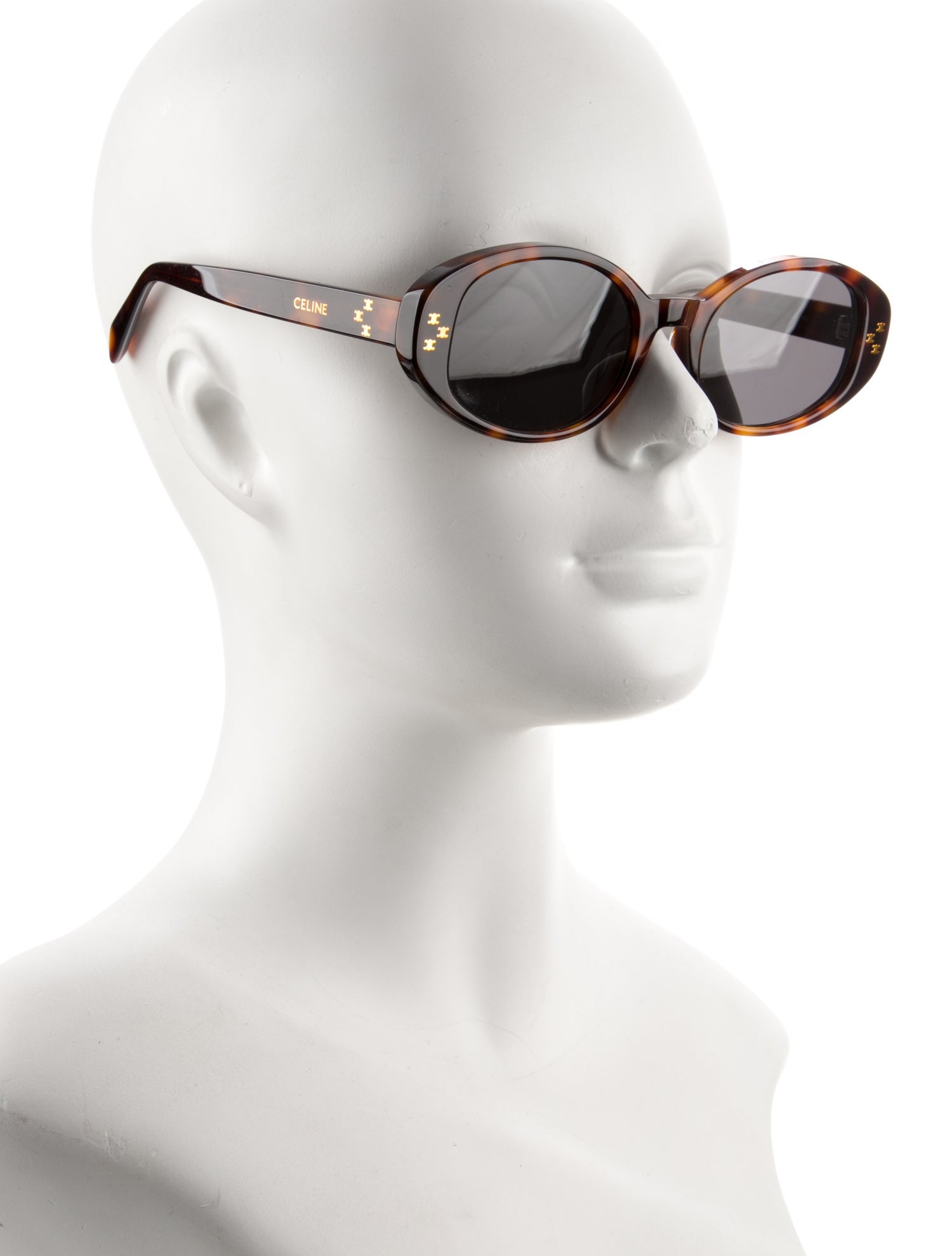 Celine Round Tinted Sunglasses