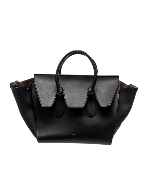 Celine Leather Tie Tote Large