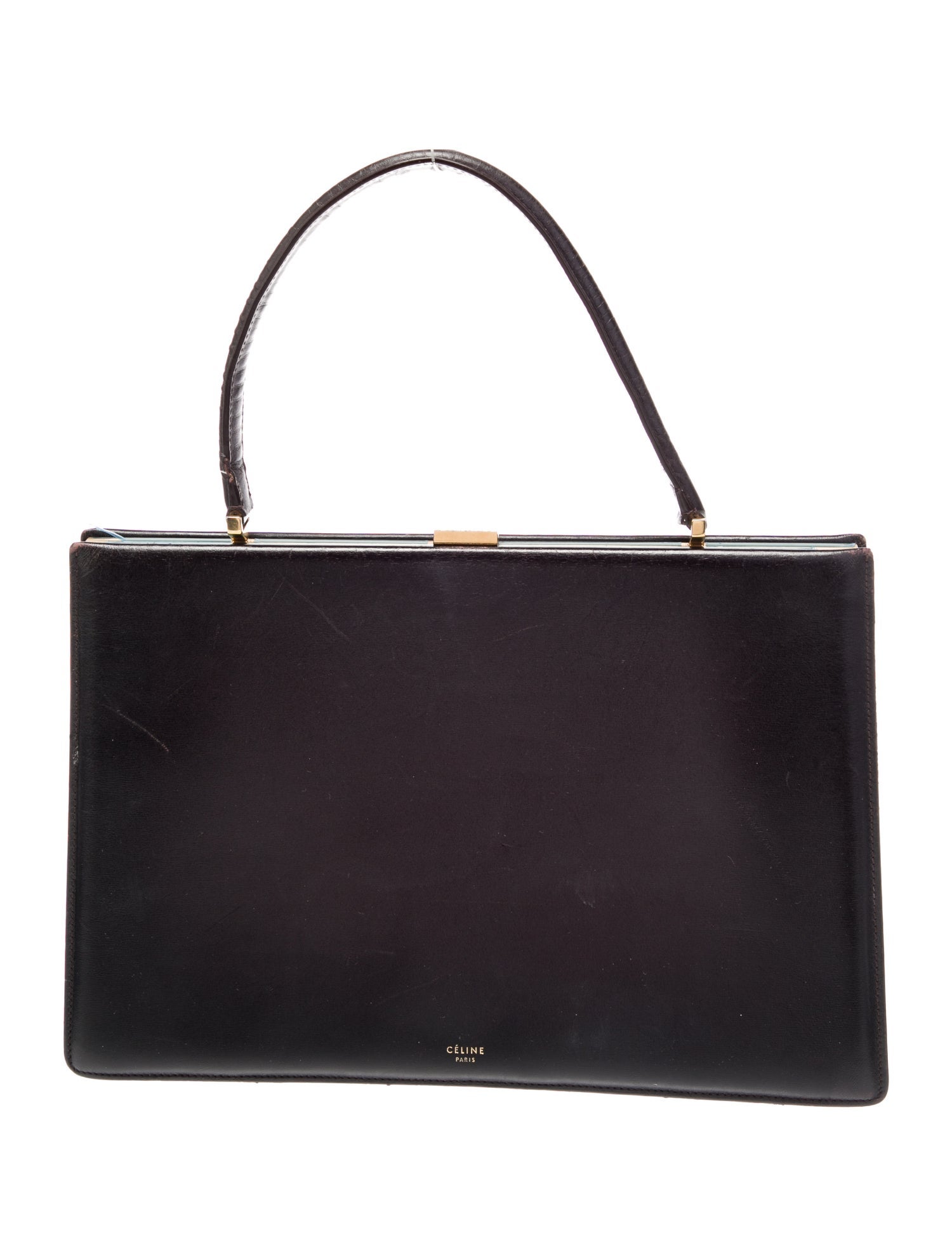 Celine Leather Clasp Medium