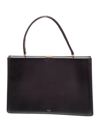 Celine Leather Clasp Medium