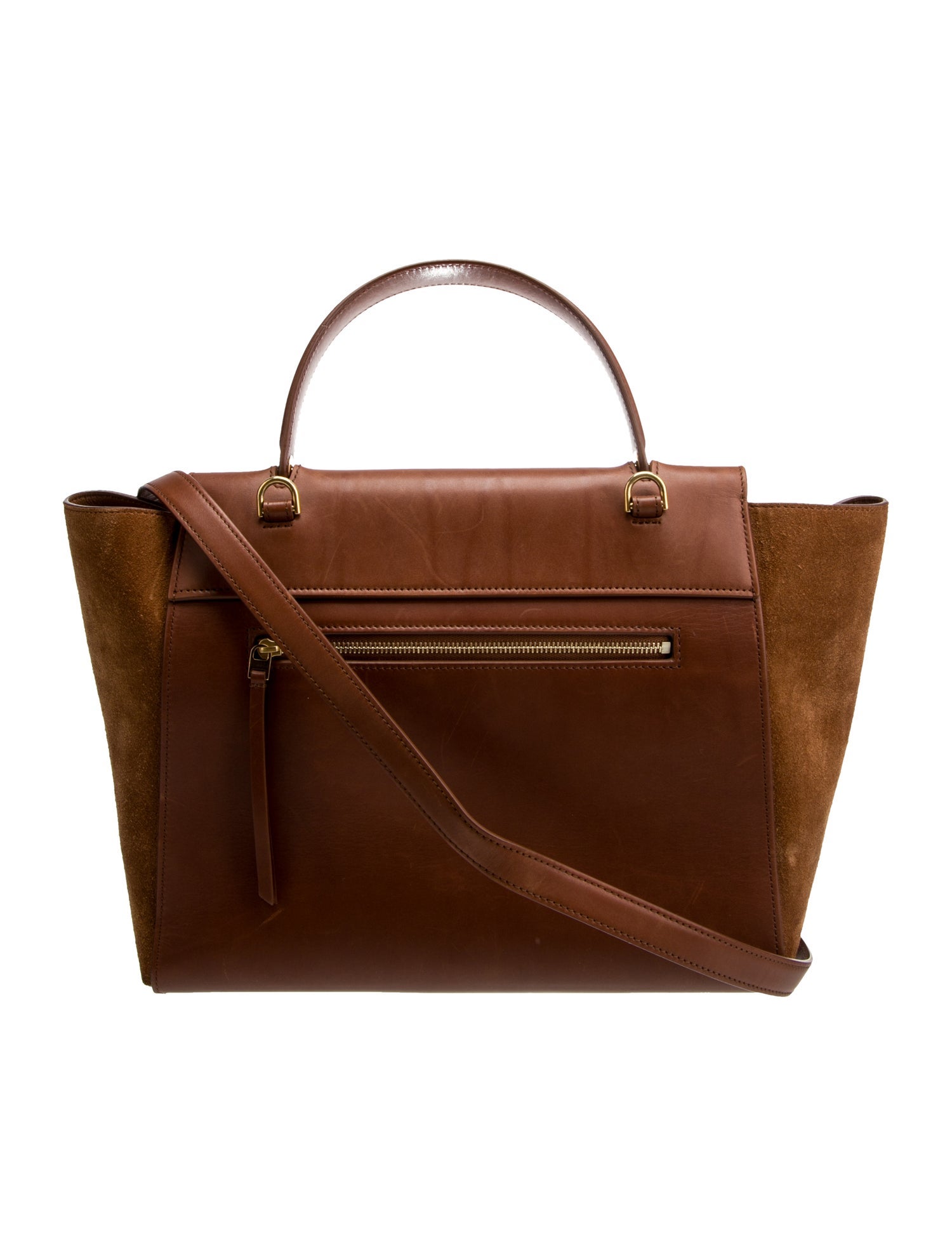 Celine Suede Belt Bag Mini - Brown Handle Bags, Handbags