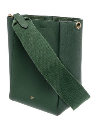 Celine Leather Seau Sangle Small