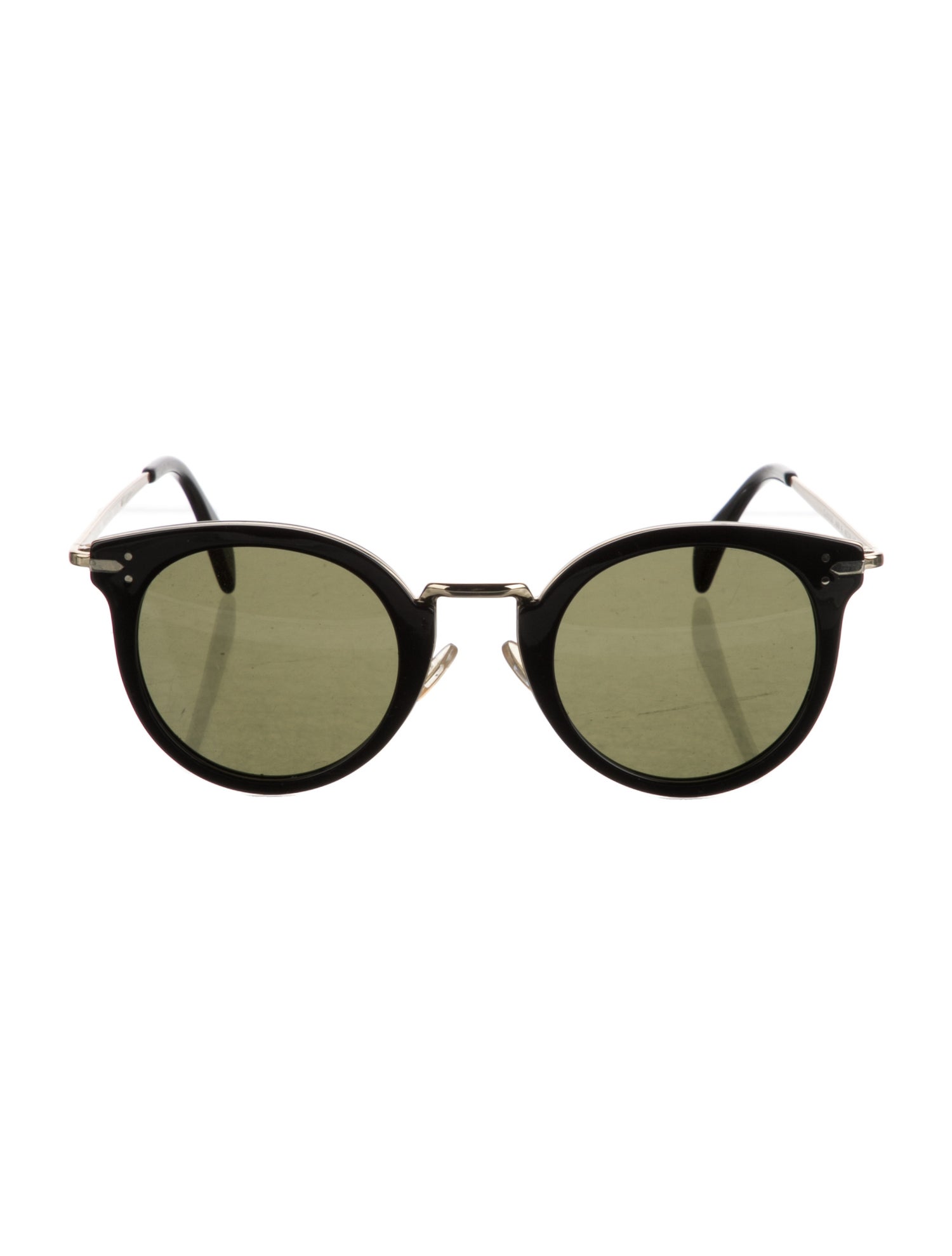 Celine Round Mirrored Sunglasses