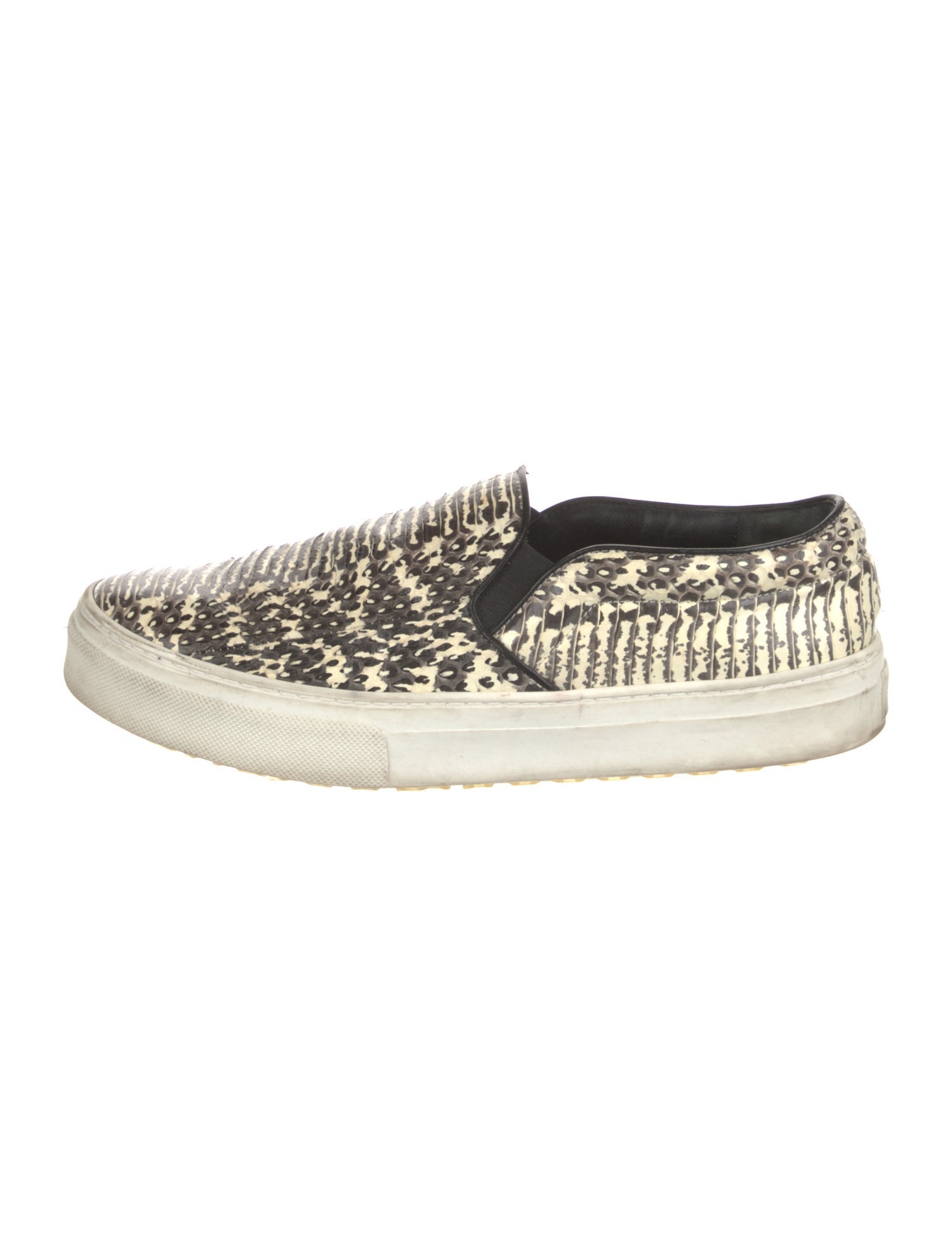 Celine Snakeskin Animal Print Sneakers