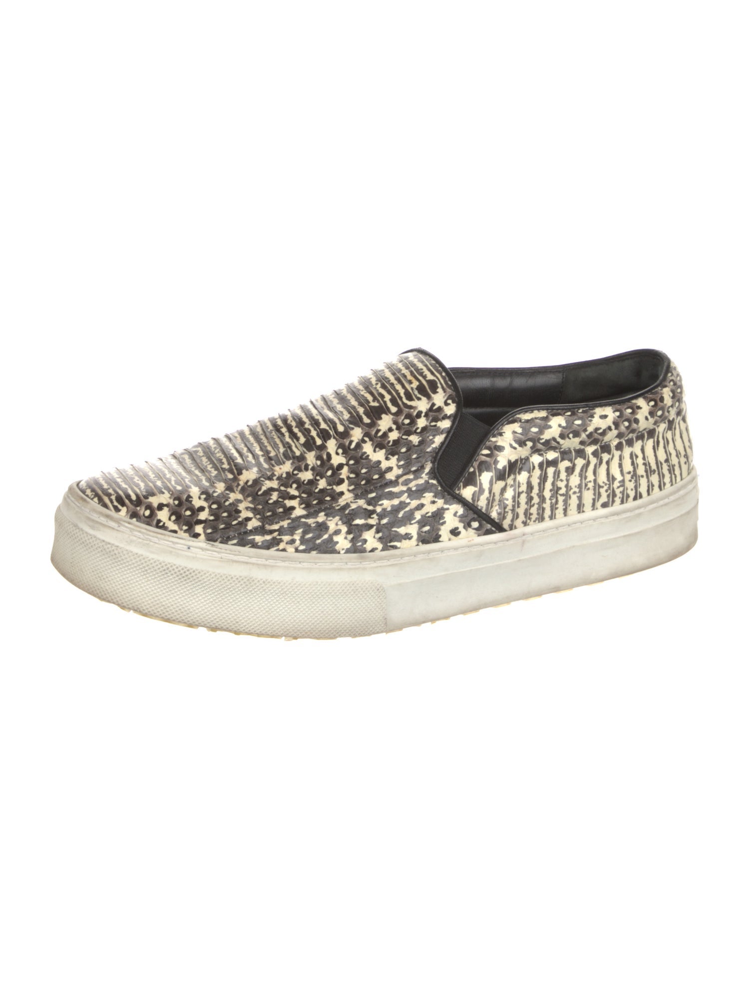 Celine Snakeskin Animal Print Sneakers