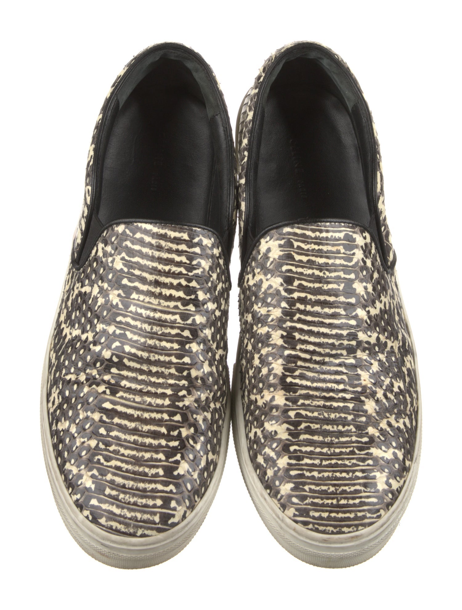 Celine Snakeskin Animal Print Sneakers