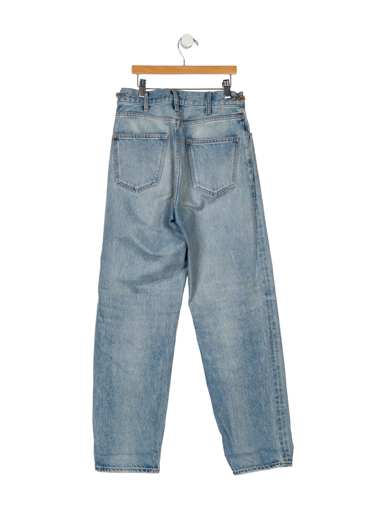 Celine Mid-Rise Straight Leg Jeans