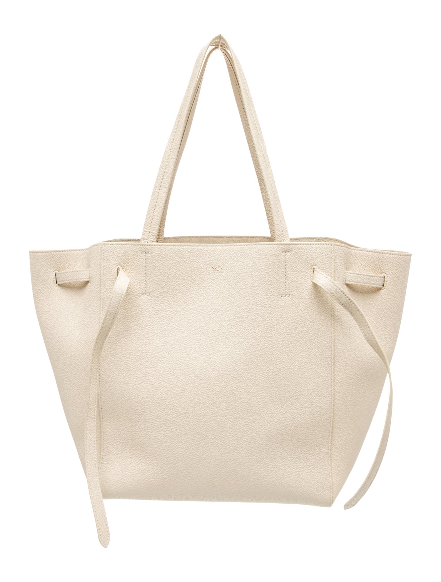 Celine Leather Cabas Phantom w/Belt Medium