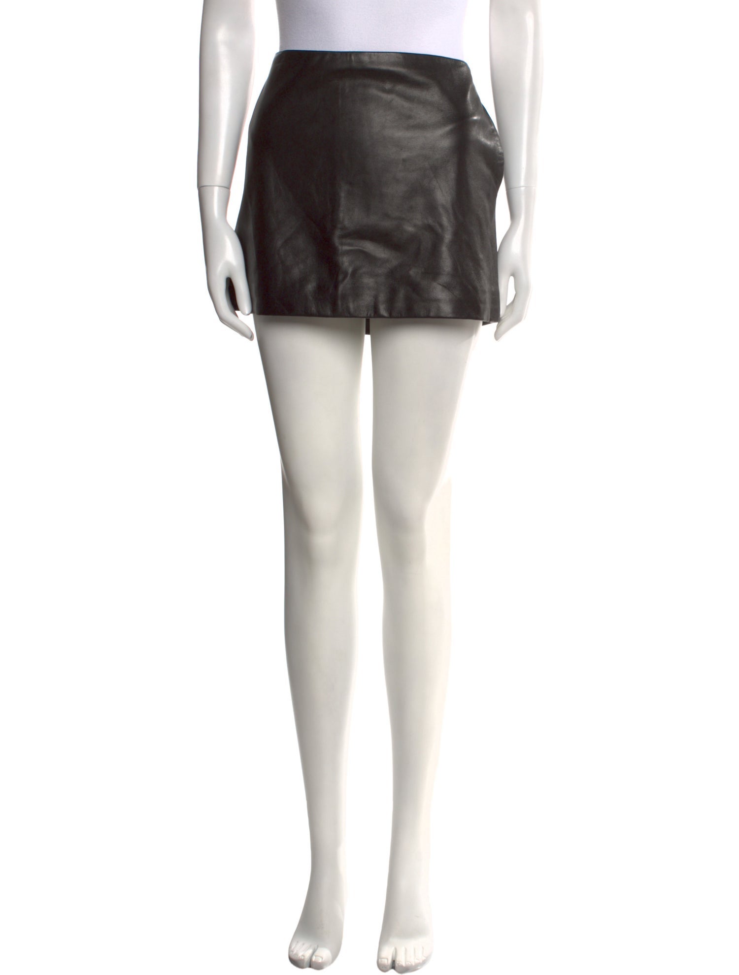 Celine Leather Mini Skirt