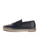 Celine Leather Whipstitch Trim Espadrilles