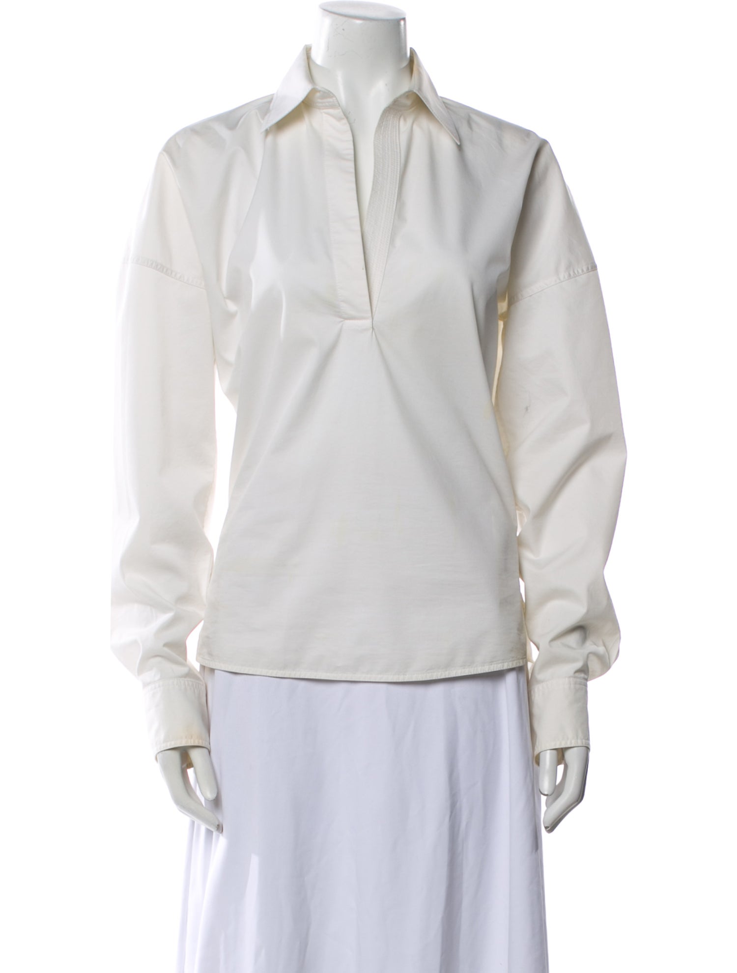 Celine V-Neck Long Sleeve Long Sleeve Blouse