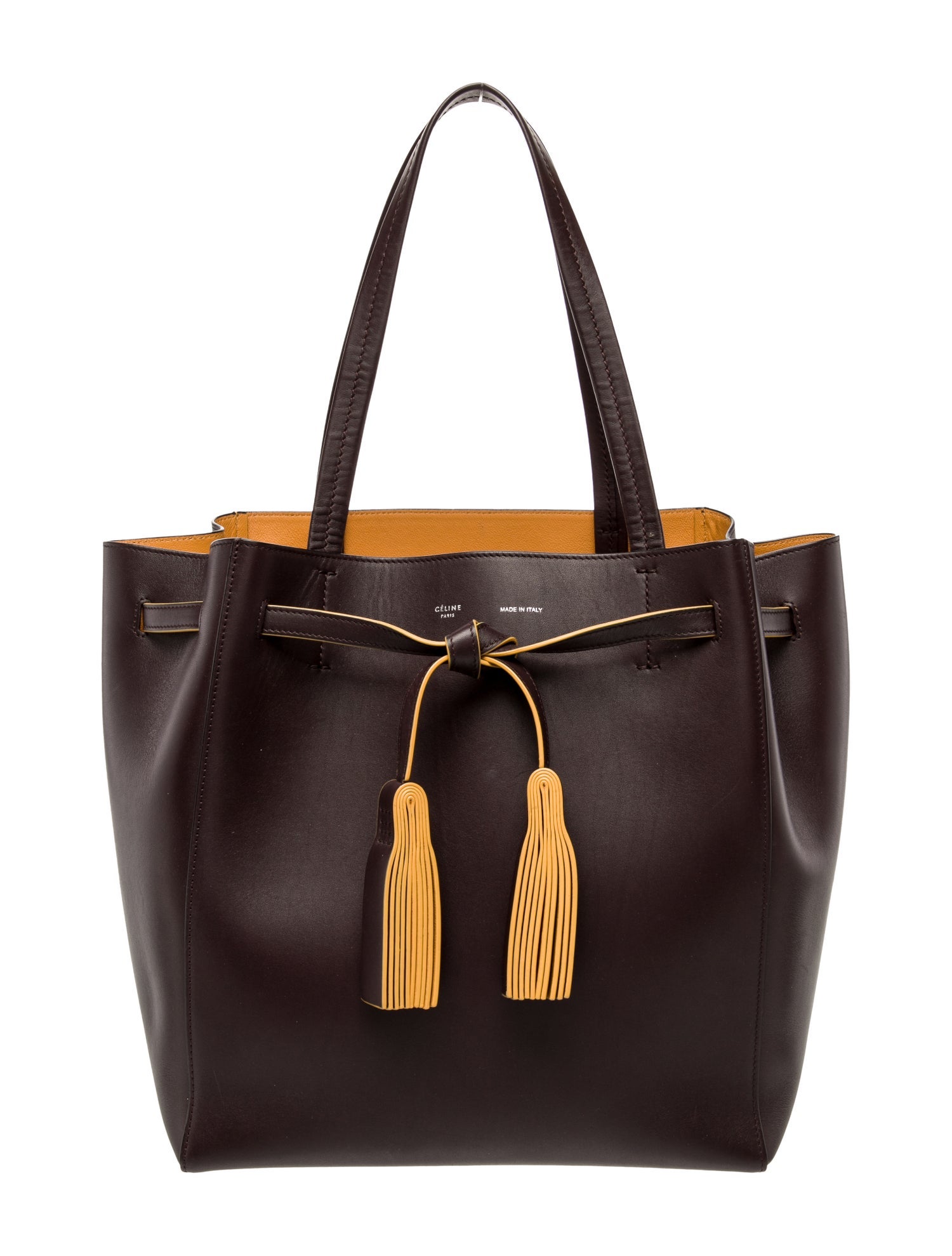 Celine Leather Cabas Phantom Small