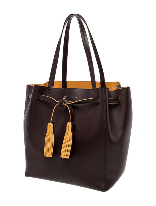 Celine Leather Cabas Phantom Small