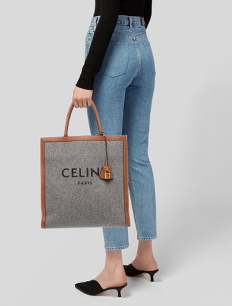Celine Felt Vertical Cabas