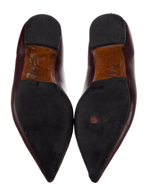 Celine Leather Animal Print Loafers