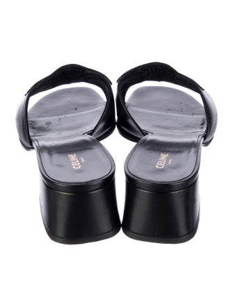 Celine Leather Slides