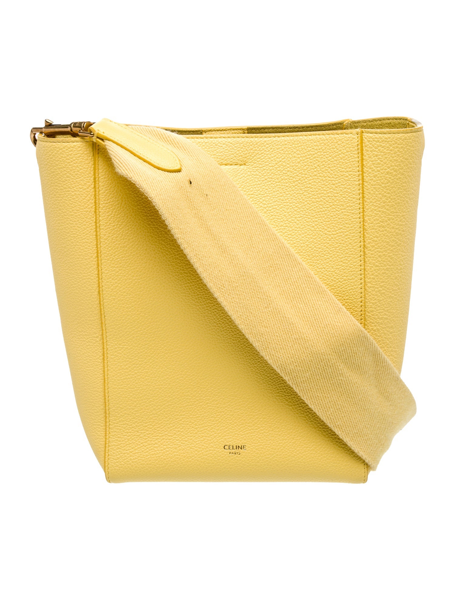 Celine Leather Seau Sangle