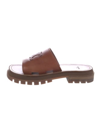 Celine Leather Slides