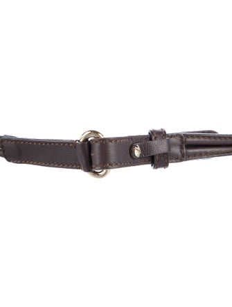 Celine Skinny Leather Belt