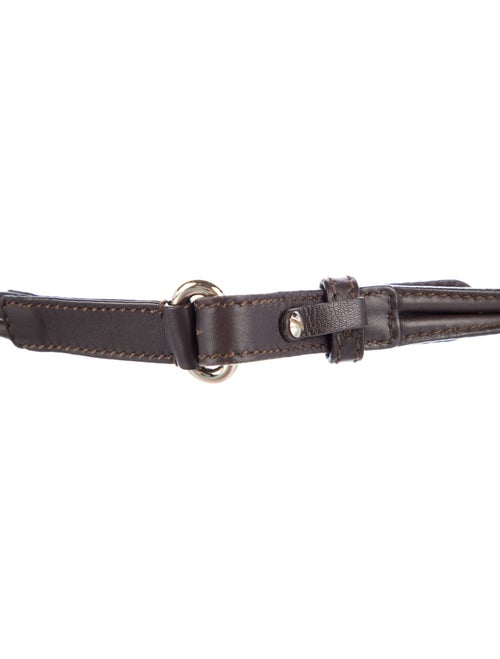 Celine Skinny Leather Belt