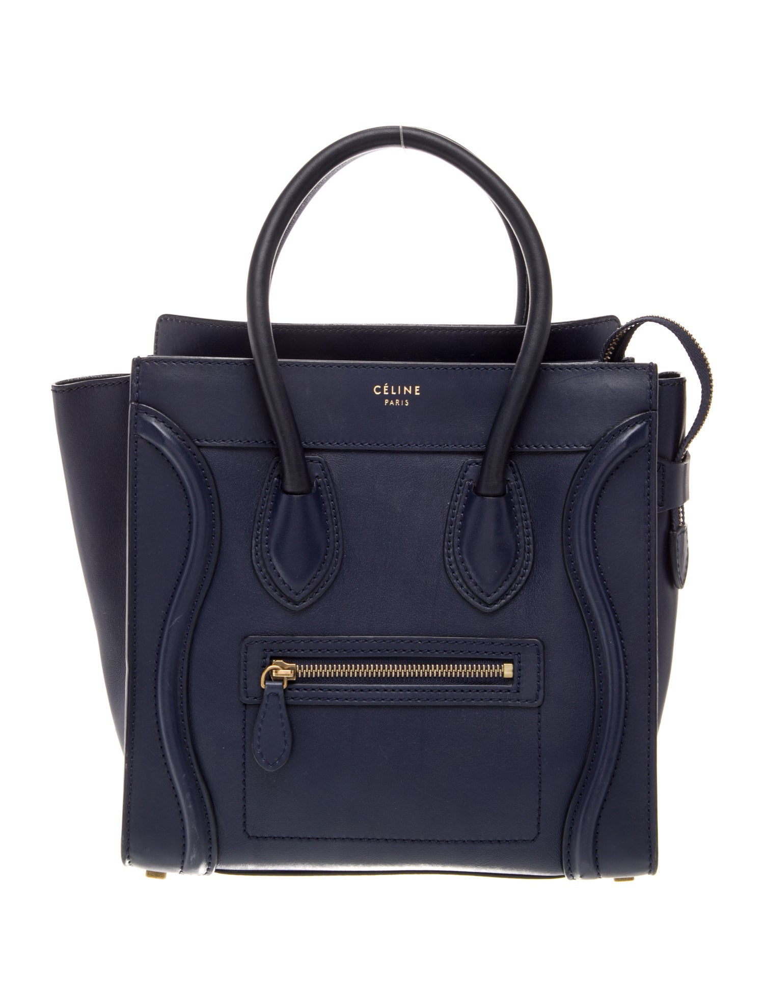 Celine Leather Luggage Micro