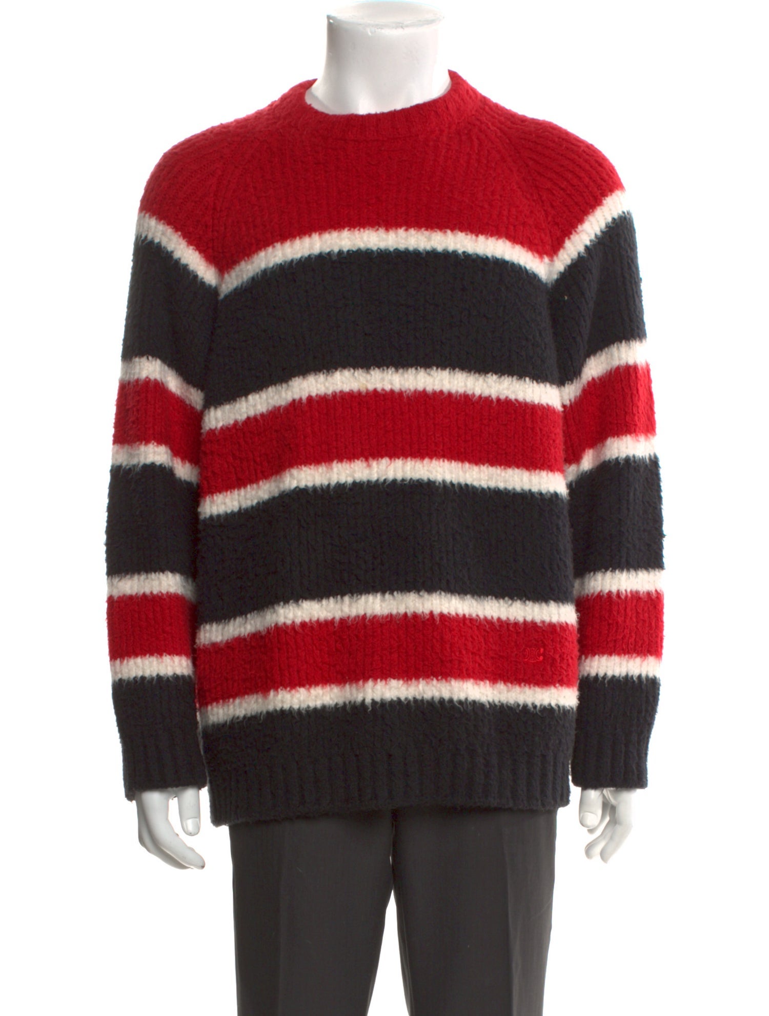 Celine Oversized Striped Striped Pullover