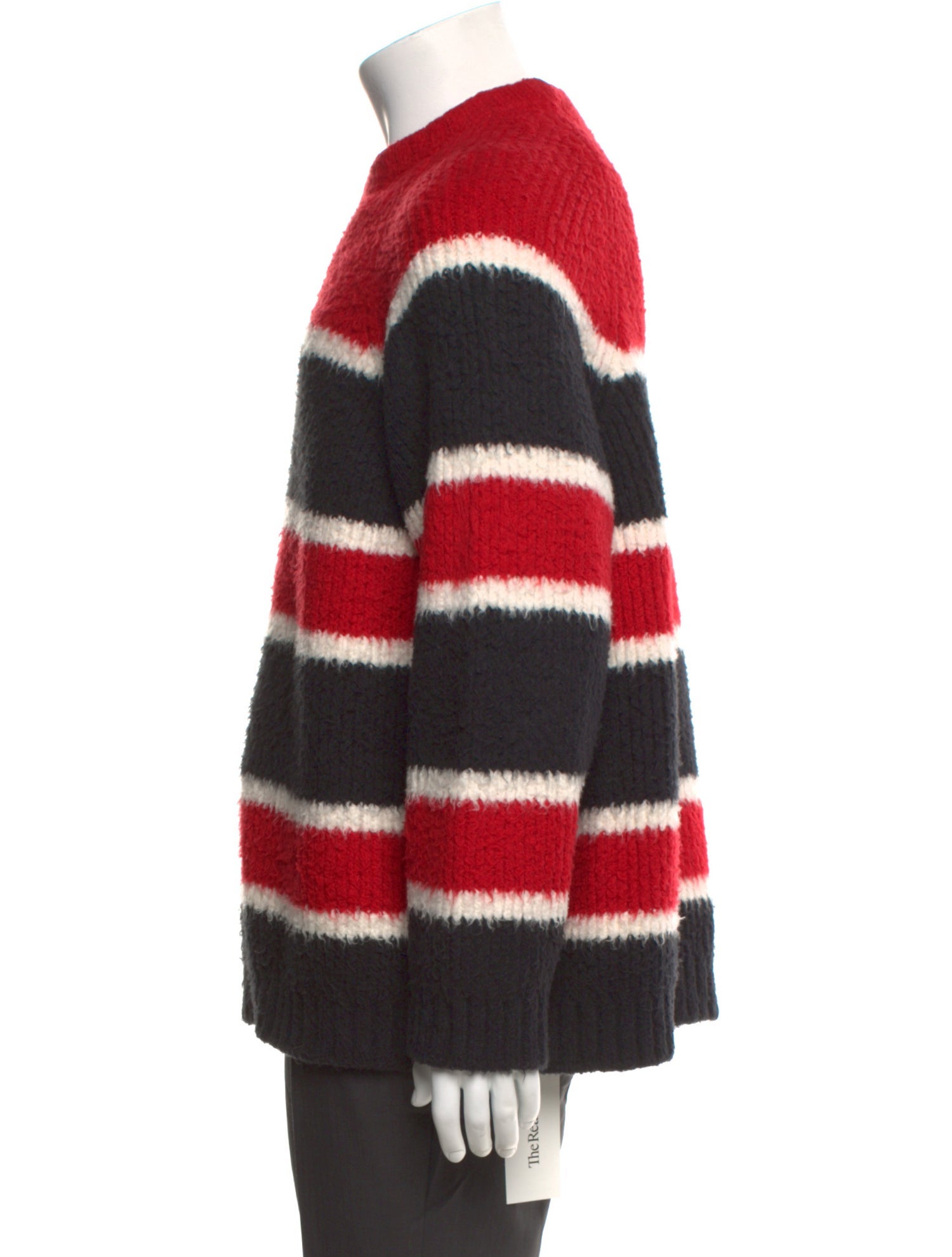 Celine Oversized Striped Striped Pullover
