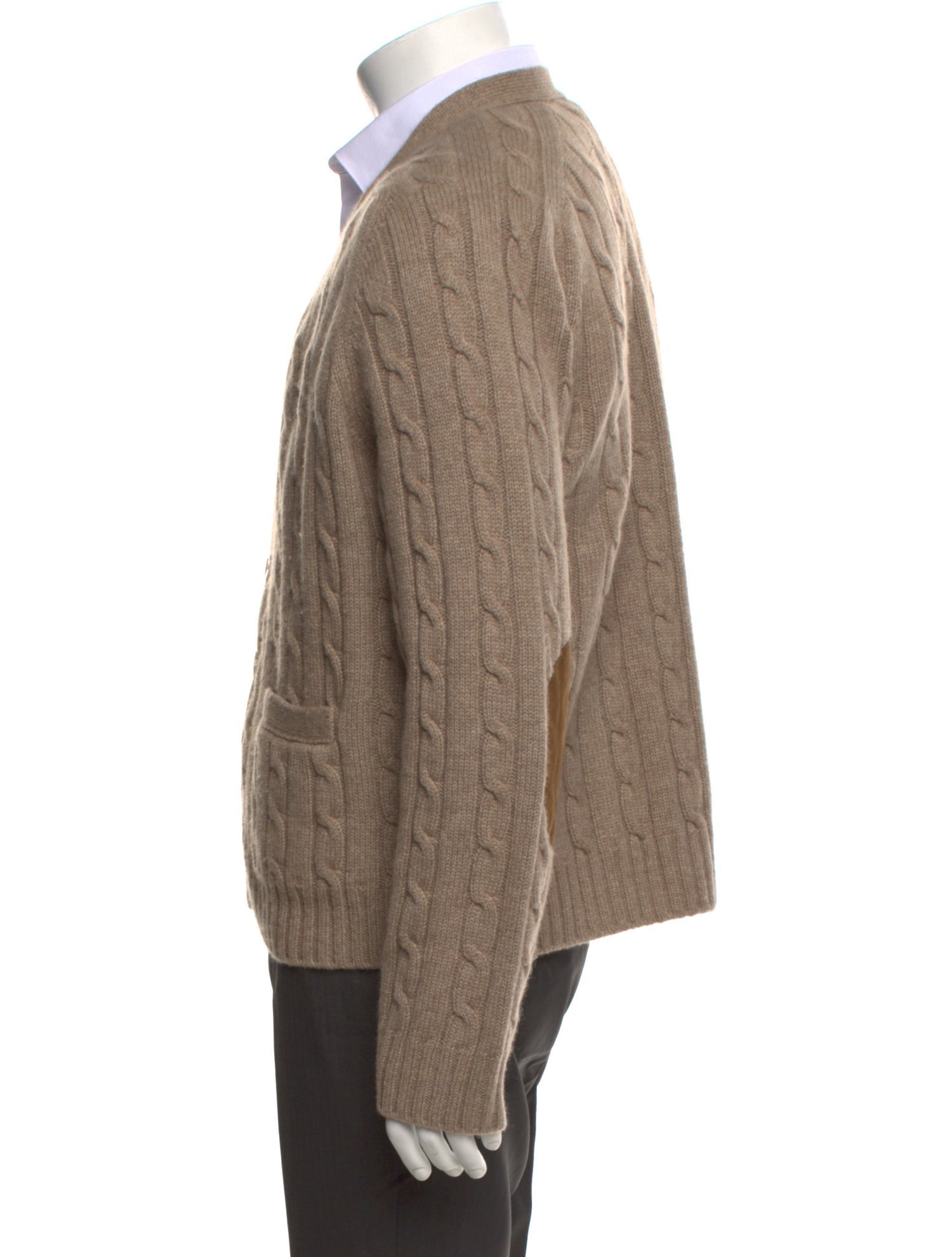 Celine 2023 Triomphe Cable Knit Cardigan