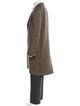 Celine Wool Tweed Pattern Overcoat