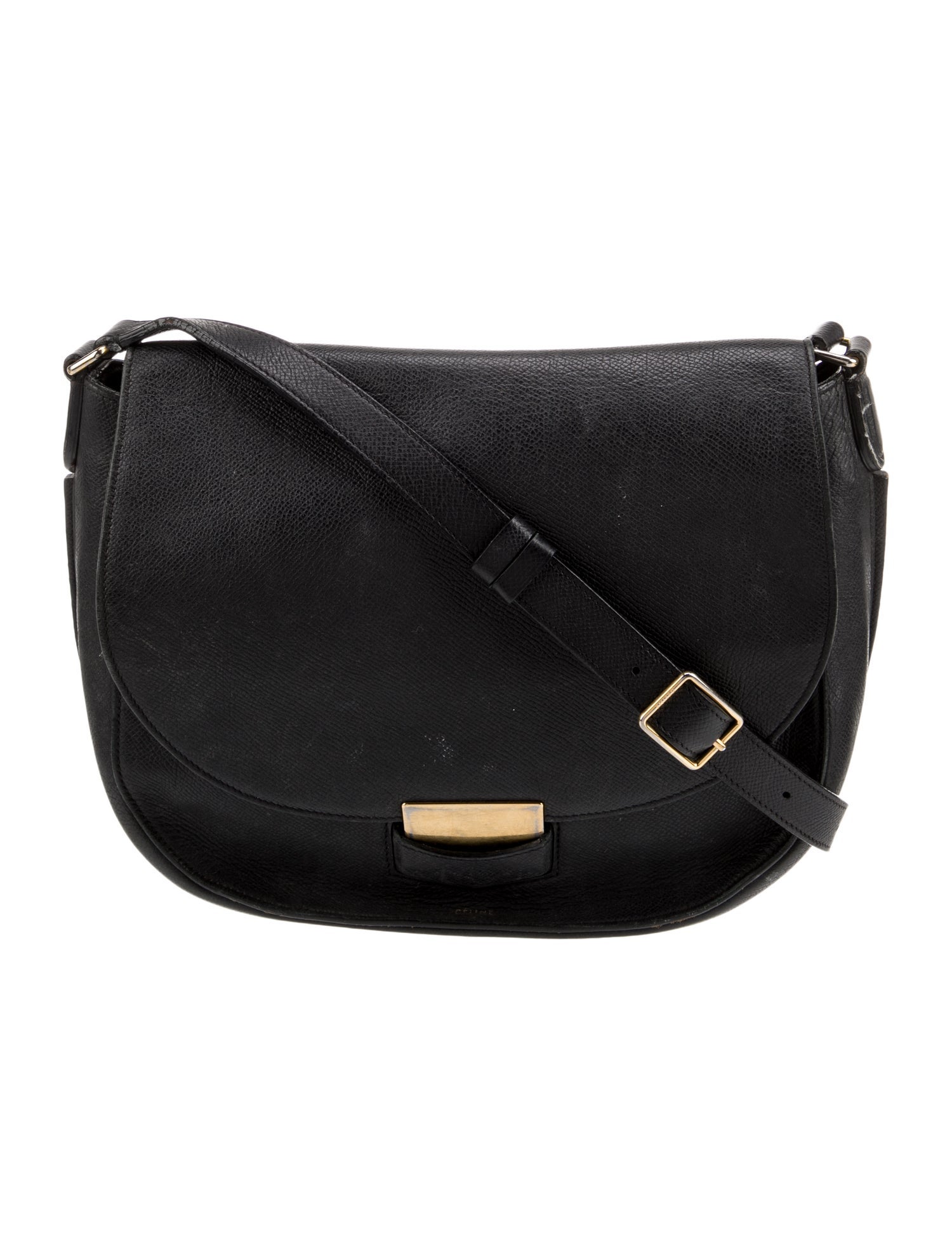 Celine Leather Trotteur Medium