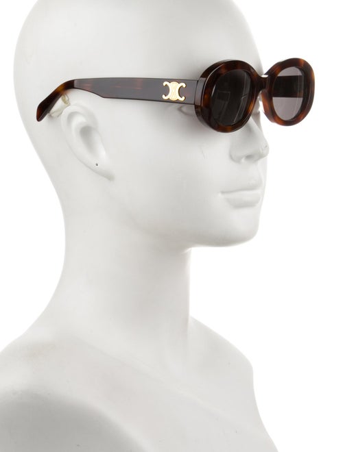 Celine Round Tinted Sunglasses