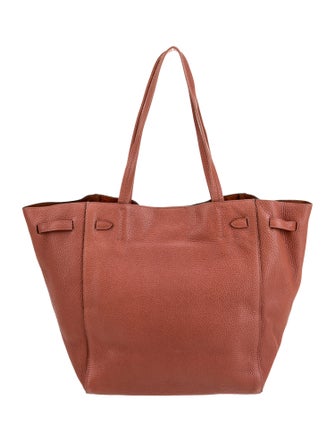 Celine Leather Cabas Phantom w/Belt Medium