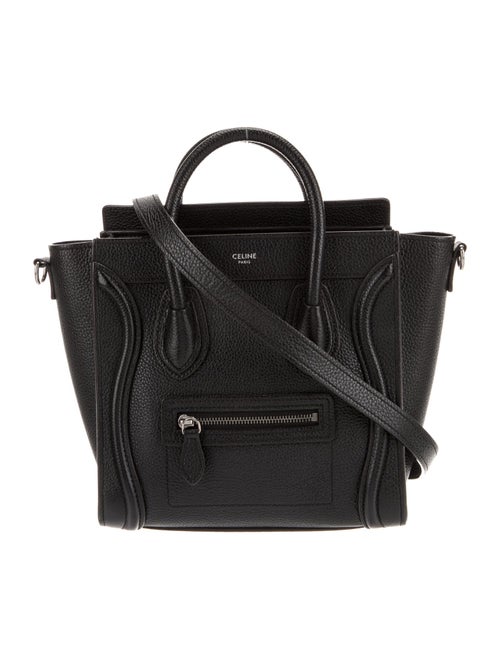 Celine Leather Luggage Nano