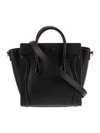 Celine Leather Luggage Nano
