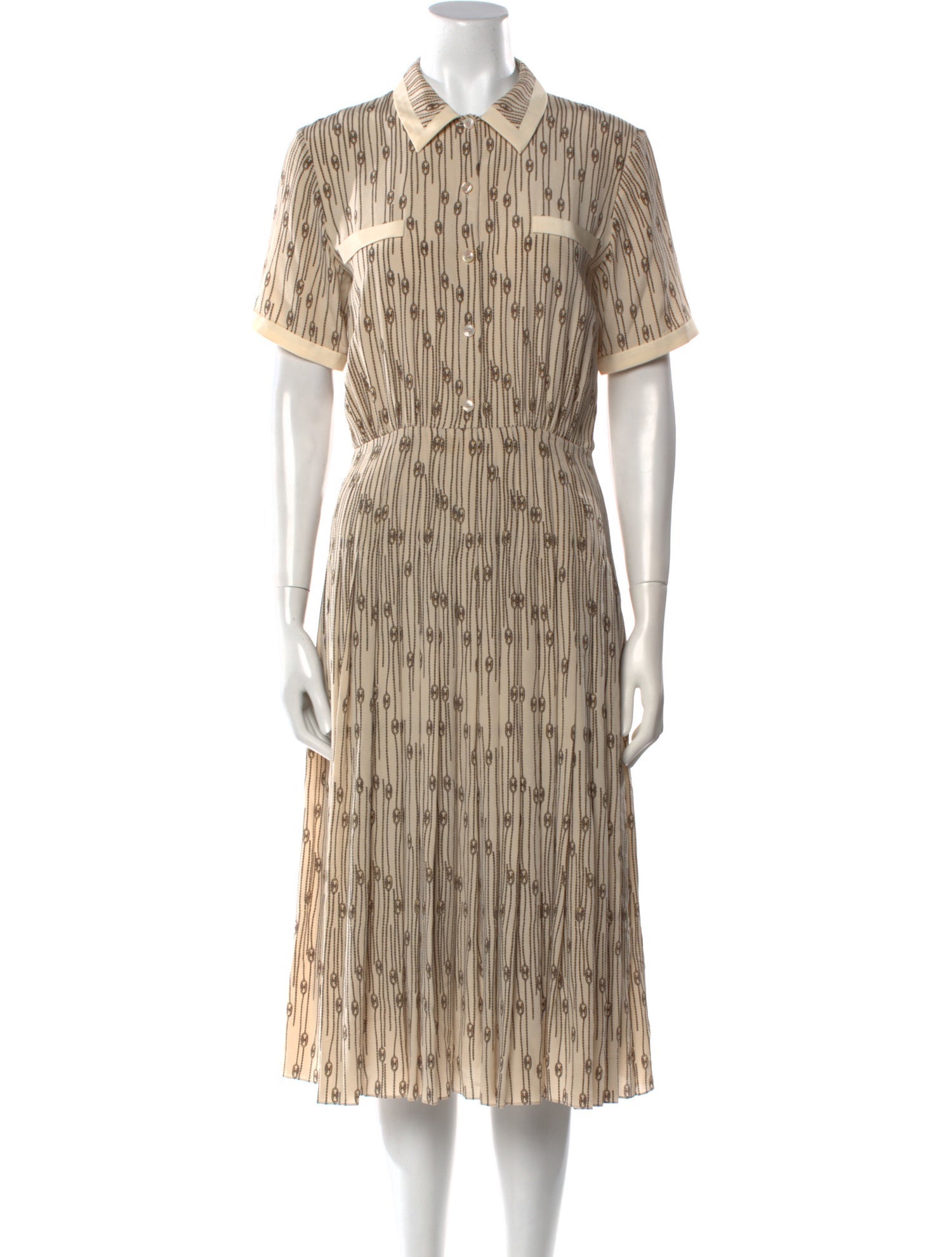 Celine Silk Midi Length Dress