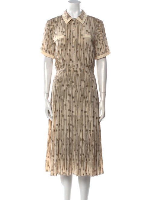 Celine Silk Midi Length Dress