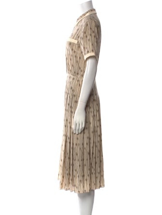 Celine Silk Midi Length Dress