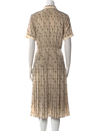 Celine Silk Midi Length Dress