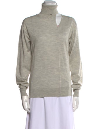 Celine Wool Turtleneck Sweatshirt
