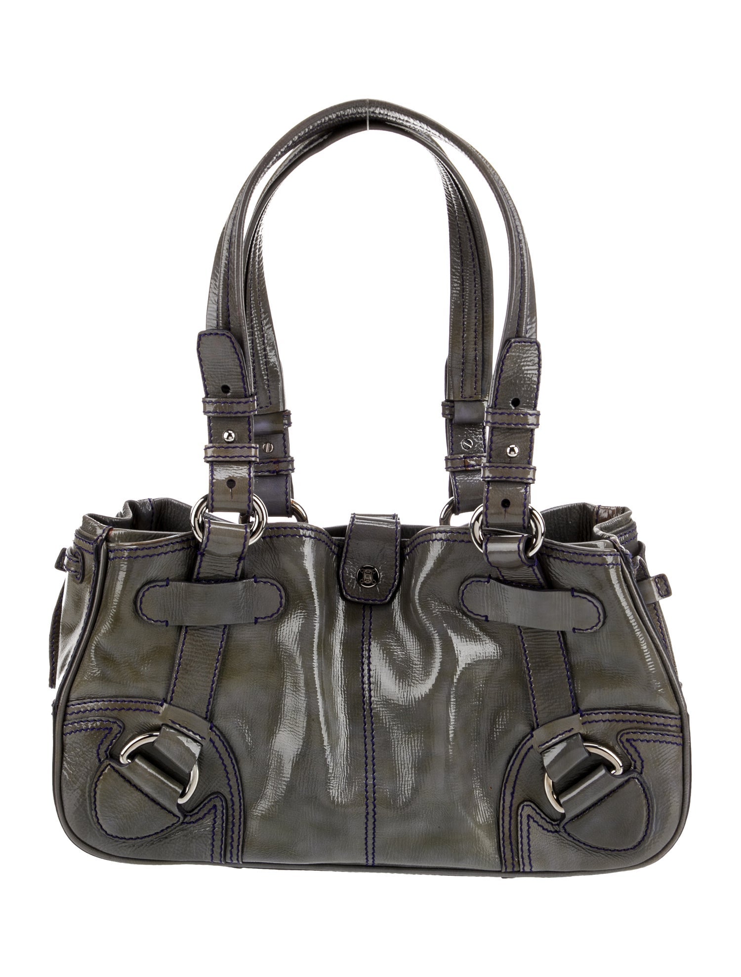 Celine Patent Leather Shoulder Bag