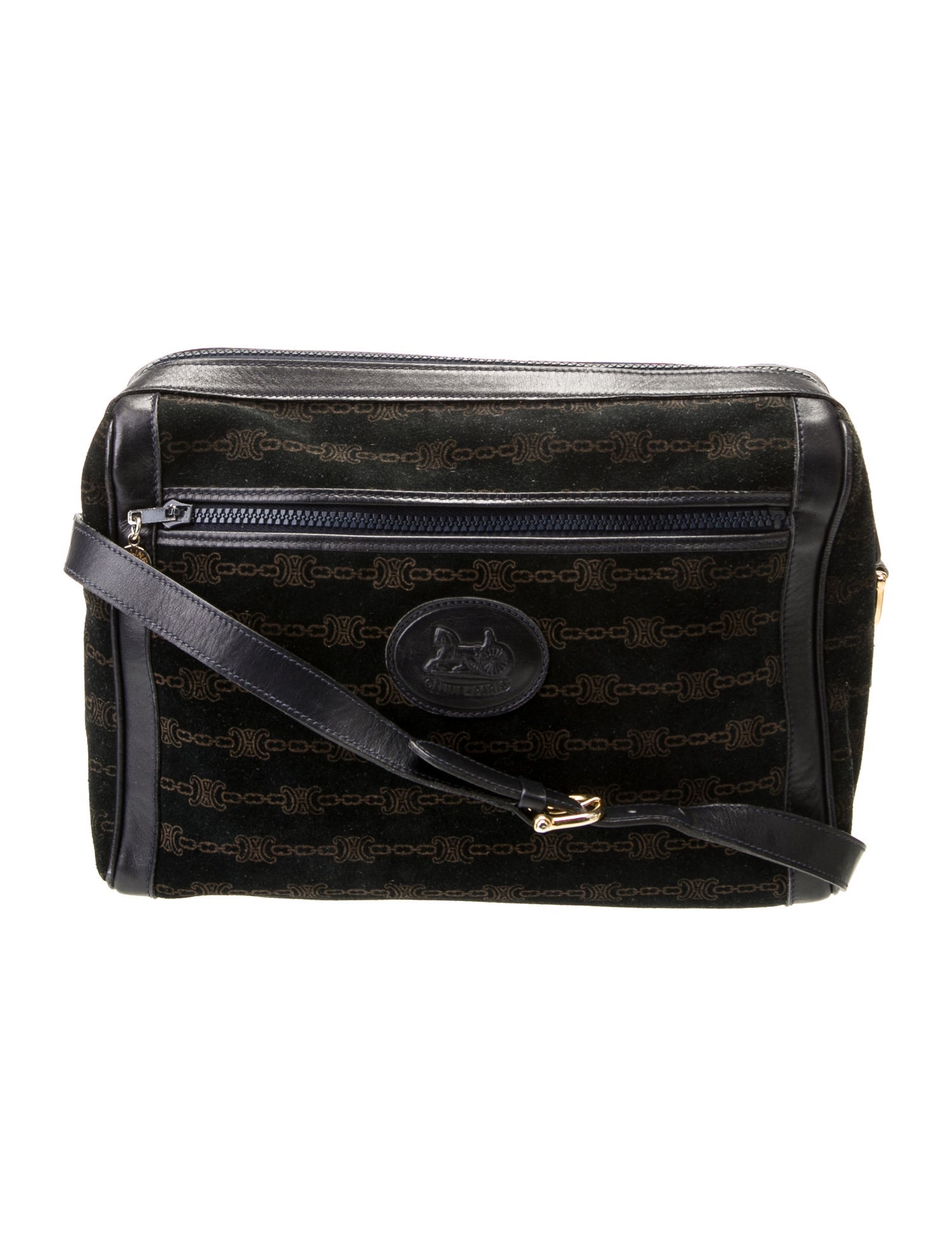 Celine Suede Shoulder Bag