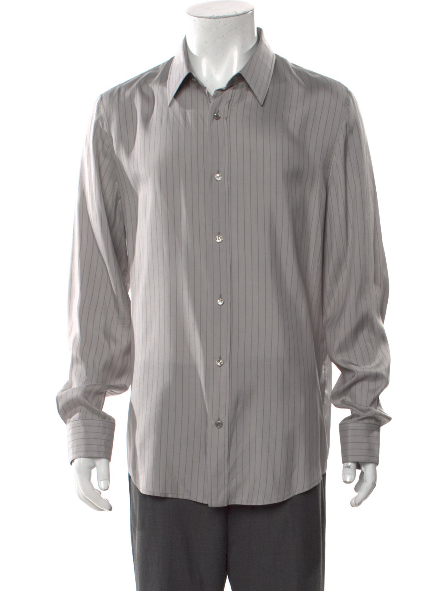 Celine Silk Striped Shirt