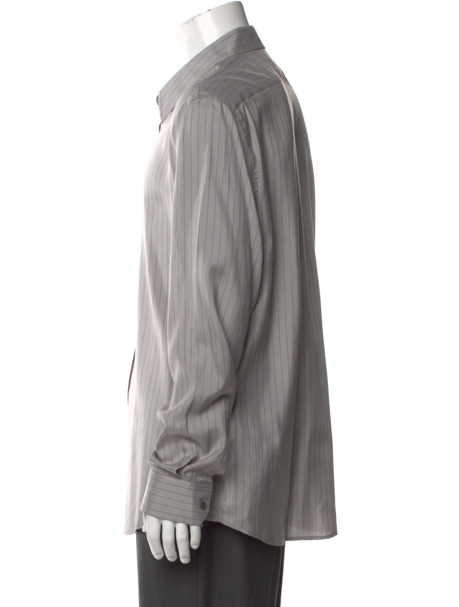 Celine Silk Striped Shirt