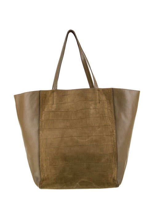 Celine Embossed Leather Cabas Phantom Large